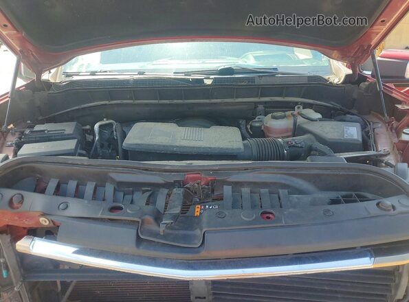 1GCUYHED9KZ413201 2019 CHEVROLET SILVERADO Красный Вид задней части салона