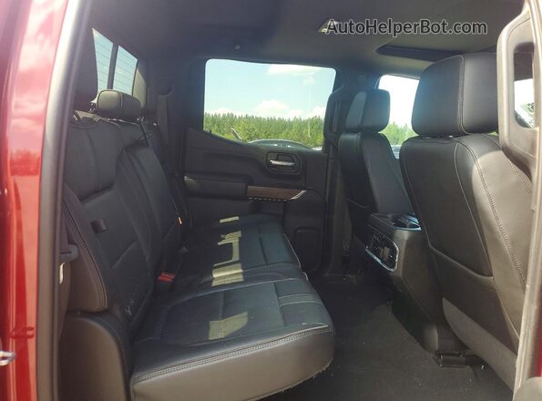 1GCUYHED9KZ413201 2019 CHEVROLET SILVERADO Красный Вид задних сидений