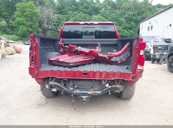 1GCUYHEL1NZ184038 2022 CHEVROLET SILVERADO Maroon Вид спереду