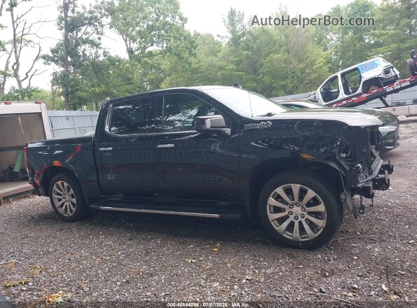 1GCUYHEL3MZ211576 2021 CHEVROLET SILVERADO Black უკანა სალონის ხედი