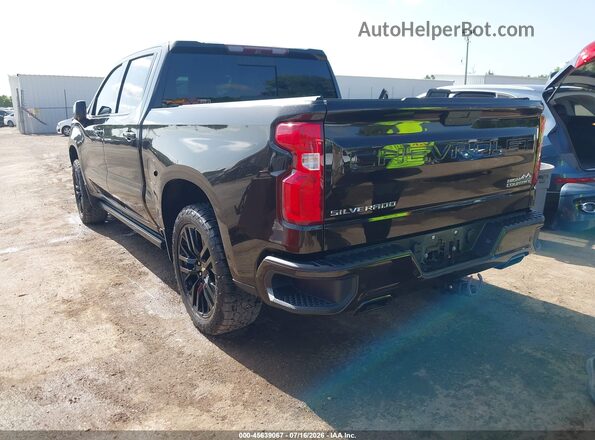 1GCUYHEL6KZ128429 2019 CHEVROLET SILVERADO Brown Trasero izquierdo