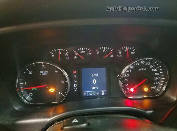 1GCVKNEC0GZ202472 2016 CHEVROLET SILVERADO Черный Вид щитка приборов
