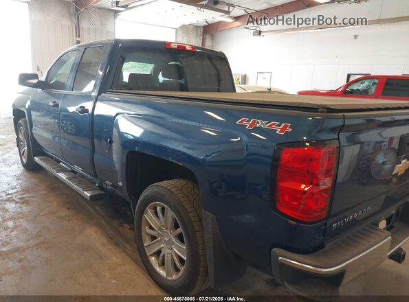 1GCVKNEC2HZ114590 2017 CHEVROLET SILVERADO Blue Trasero izquierdo