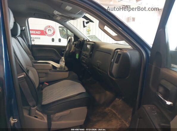 1GCVKNEC2HZ114590 2017 CHEVROLET SILVERADO Blue Vista interior delantera