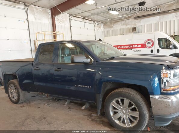 1GCVKNEC2HZ114590 2017 CHEVROLET SILVERADO Blue Vista interior trasera