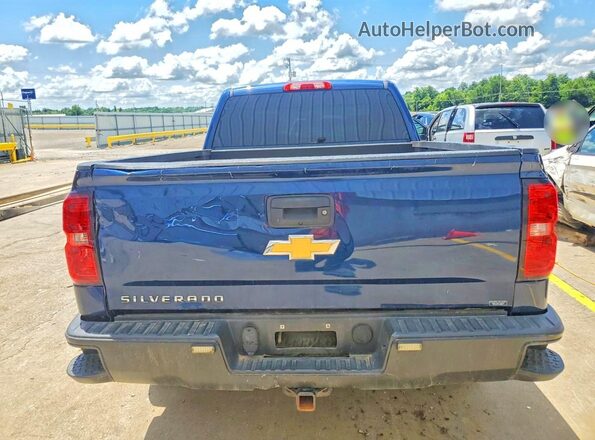 1GCVKNEC8GZ137824 2016 CHEVROLET SILVERADO Blue Вид ззаду