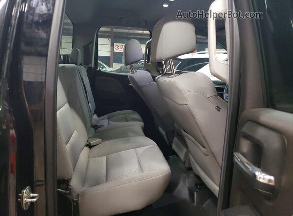 1GCVKNECXHZ158630 2017 CHEVROLET SILVERADO Black Widok tylnych siedzeń