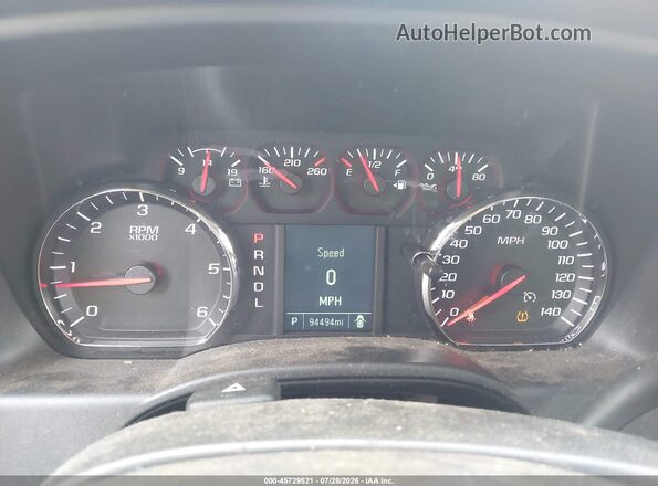 1GCVKNEH1HZ129142 2017 CHEVROLET SILVERADO Silver Вид задніх сидінь