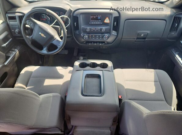 1GCVKNEH2HZ146676 2017 CHEVROLET SILVERADO White წინა პანელის ხედი