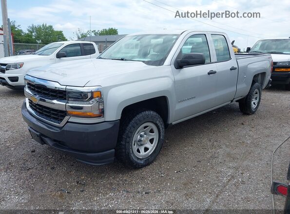 1GCVKNEH2HZ308497 2017 CHEVROLET SILVERADO Silver Передня ліва чверть