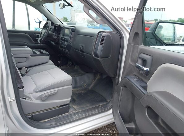 1GCVKNEH2HZ308497 2017 CHEVROLET SILVERADO Silver Вид салону спереду