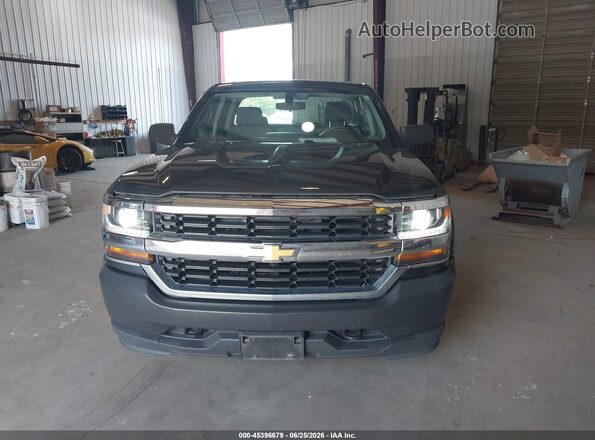 1GCVKNEH4HZ337113 2017 CHEVROLET SILVERADO Black Vista del cuadro de instrumentos
