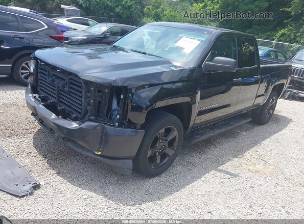 1GCVKNEH7HZ280552 2017 CHEVROLET SILVERADO Black Передня ліва чверть