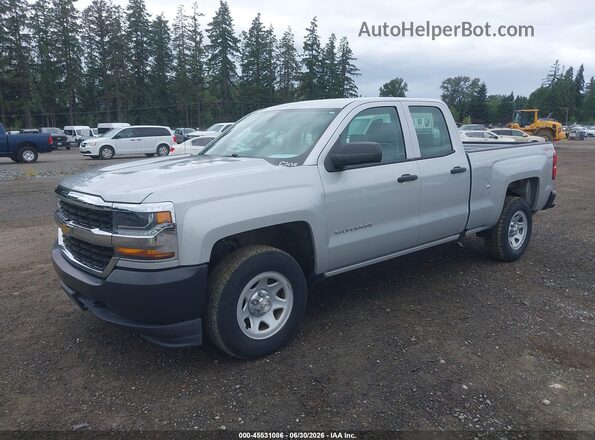 1GCVKNEH9HZ335857 2017 CHEVROLET SILVERADO Silver Przód lewy