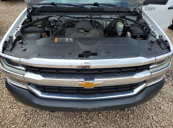 1GCVKNEH9JZ201016 2018 CHEVROLET SILVERADO Белый Вид задней части салона