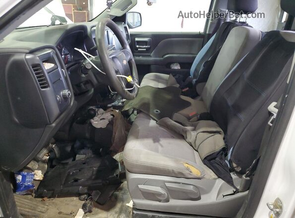 1GCVKPEC0JZ132703 2018 CHEVROLET SILVERADO White Widok deski rozdzielczej