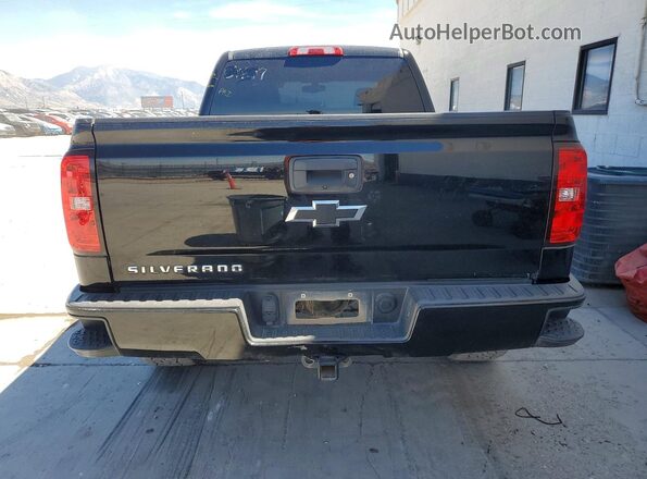 1GCVKPEC1JZ377400 2018 CHEVROLET SILVERADO Черный Вид сзади