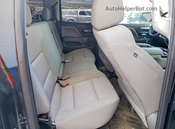 1GCVKPEC1JZ377400 2018 CHEVROLET SILVERADO Черный Вид задних сидений