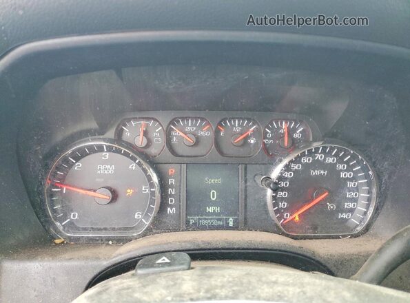 1GCVKPEC2GZ409005 2016 CHEVROLET SILVERADO Черный Вид щитка приборов