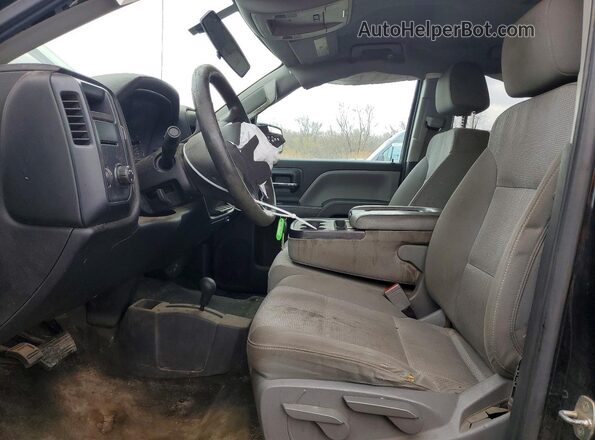 1GCVKPEC2GZ409005 2016 CHEVROLET SILVERADO Черный Вид салона спереди