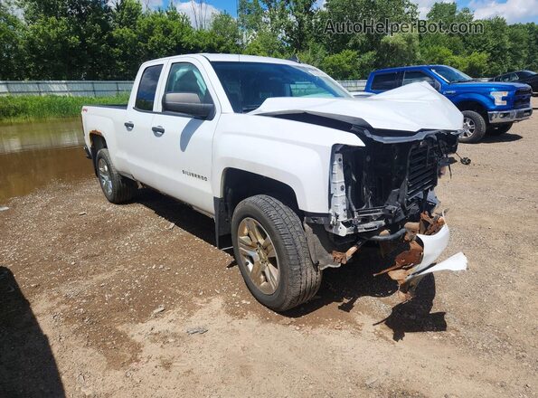 1GCVKPEC2HZ143048 2017 CHEVROLET SILVERADO Белый Передняя правая четверть