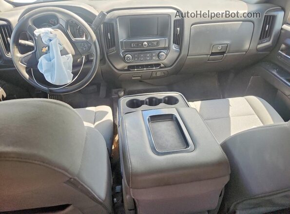 1GCVKPEC2HZ143048 2017 CHEVROLET SILVERADO Белый Вид панели приборов