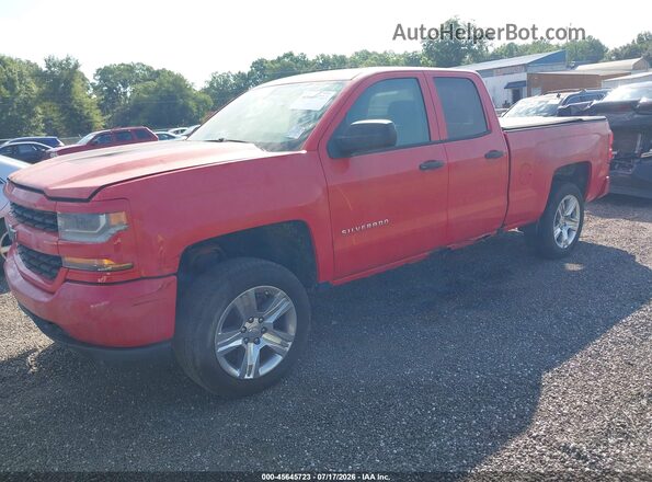 1GCVKPEC4HZ114084 2017 CHEVROLET SILVERADO Красный Передняя левая четверть