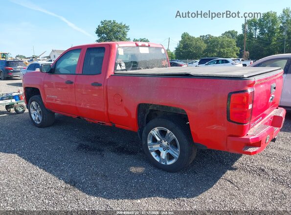 1GCVKPEC4HZ114084 2017 CHEVROLET SILVERADO Красный Задняя левая четверть