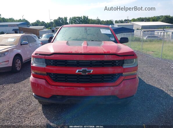 1GCVKPEC4HZ114084 2017 CHEVROLET SILVERADO Красный Вид щитка приборов