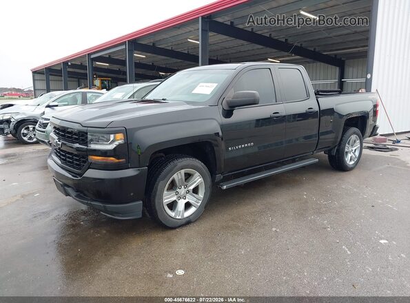 1GCVKPEC5GZ376730 2016 CHEVROLET SILVERADO Black Передня ліва чверть