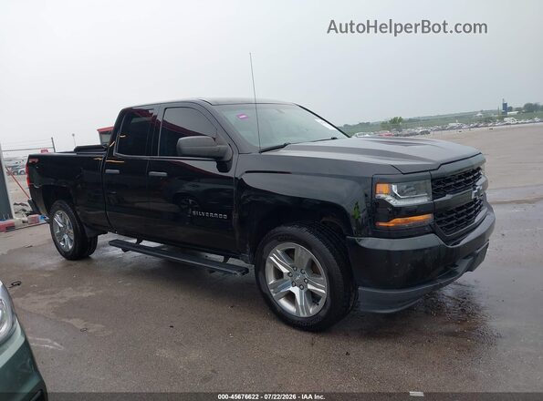 1GCVKPEC5GZ376730 2016 CHEVROLET SILVERADO Black Вид задньої частини салону