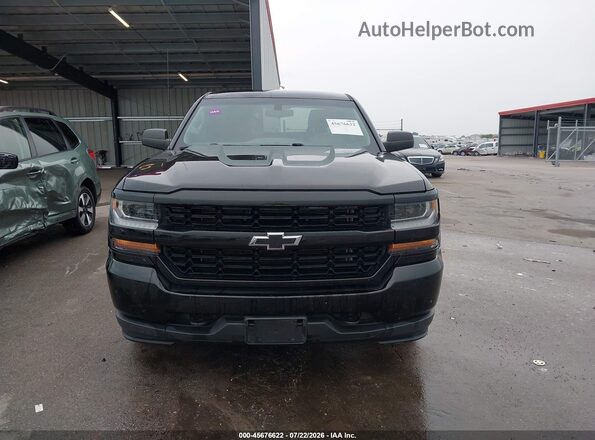 1GCVKPEC5GZ376730 2016 CHEVROLET SILVERADO Black Вид щитка приладів