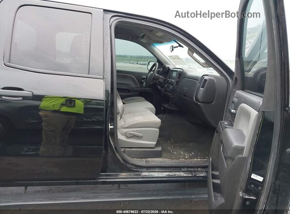 1GCVKPEC5GZ376730 2016 CHEVROLET SILVERADO Black Вид салону спереду