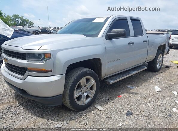 1GCVKPEC6GZ321350 2016 CHEVROLET SILVERADO Silver Առջևի ձախ երեք քառորդ տեսարան