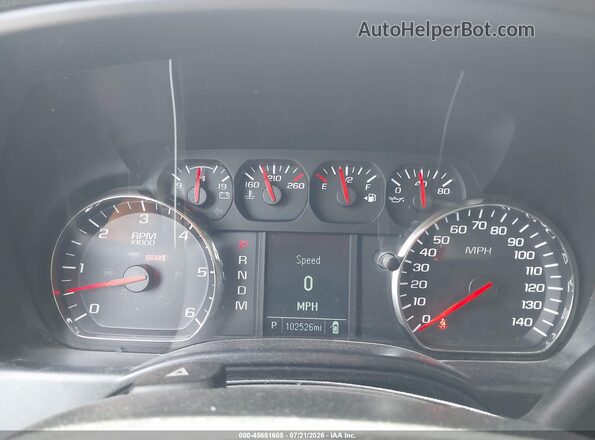 1GCVKPEC6GZ321350 2016 CHEVROLET SILVERADO Silver Հետևի նստատեղերի տեսք