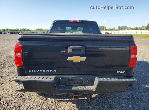 1GCVKPEC6JZ145035 2018 CHEVROLET SILVERADO Черный Вид сзади