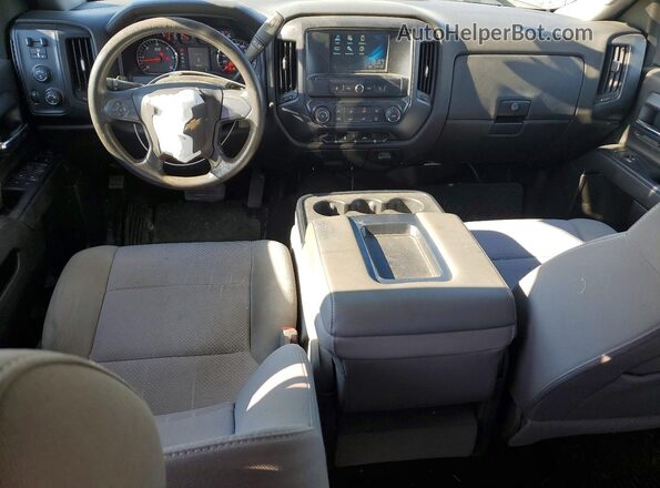 1GCVKPEC6JZ145035 2018 CHEVROLET SILVERADO Черный Вид панели приборов