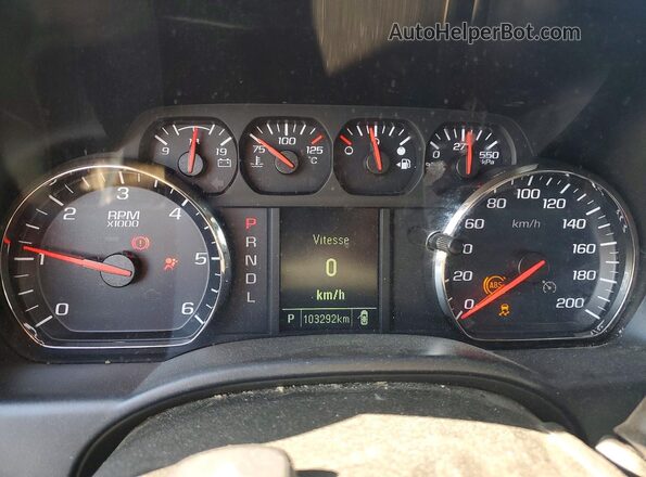 1GCVKPEC6JZ145035 2018 CHEVROLET SILVERADO Черный Вид щитка приборов