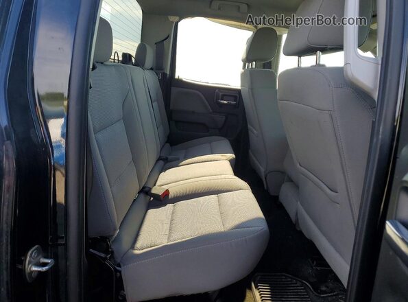 1GCVKPEC6JZ145035 2018 CHEVROLET SILVERADO Черный Вид задних сидений