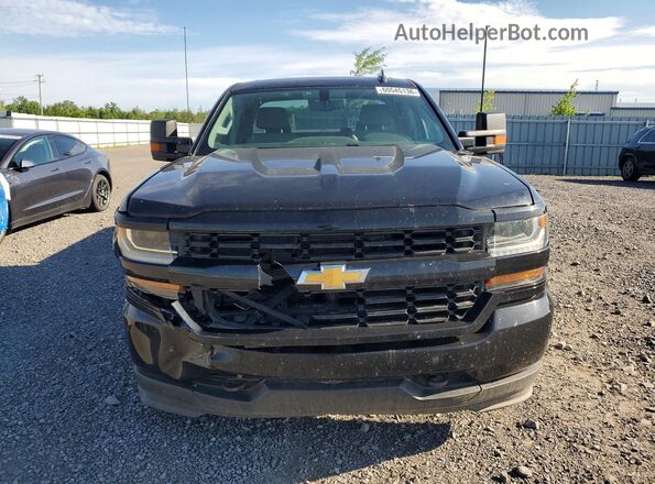 1GCVKPEC6JZ145035 2018 CHEVROLET SILVERADO Черный Вид спереди