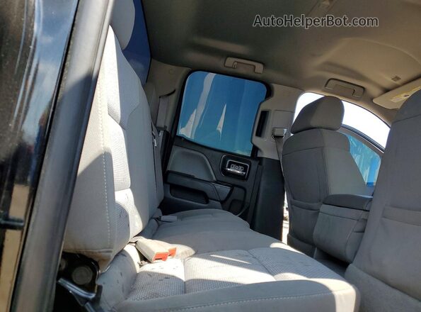 1GCVKPEC7GZ330686 2016 CHEVROLET SILVERADO Black Rear seats view