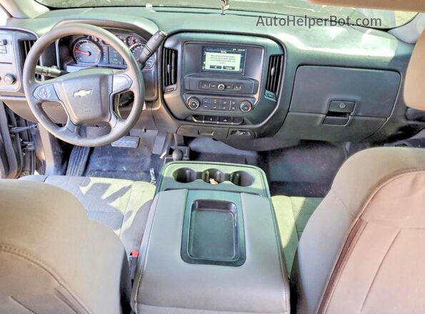 1GCVKPEC7GZ330686 2016 CHEVROLET SILVERADO Black Dashboard view