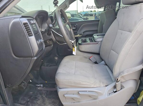1GCVKPEC7GZ330686 2016 CHEVROLET SILVERADO Black Front interior view