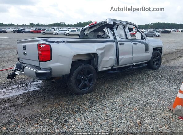 1GCVKPEC7GZ336293 2016 CHEVROLET SILVERADO Серебряный Задняя правая четверть