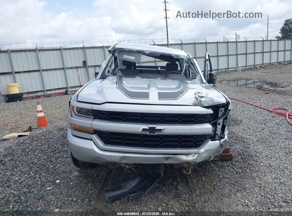 1GCVKPEC7GZ336293 2016 CHEVROLET SILVERADO Серебряный Вид задней части салона