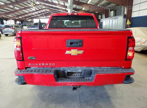 1GCVKPEC7HZ248930 2017 CHEVROLET SILVERADO Red Вид ззаду