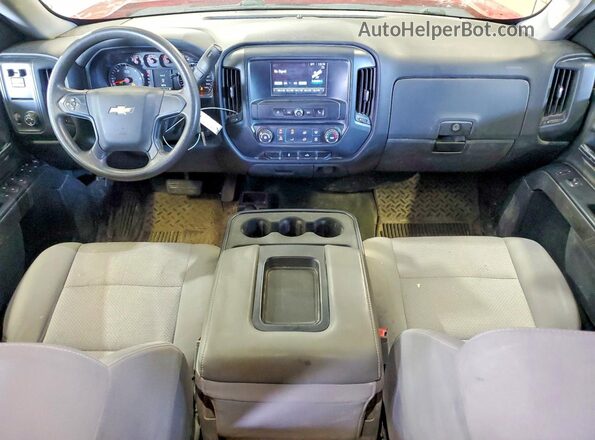 1GCVKPEC7HZ248930 2017 CHEVROLET SILVERADO Red Вид панелі приладів