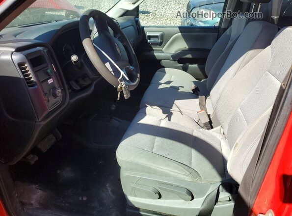 1GCVKPEC9JZ149161 2018 CHEVROLET SILVERADO Red Widok wnętrza z przodu