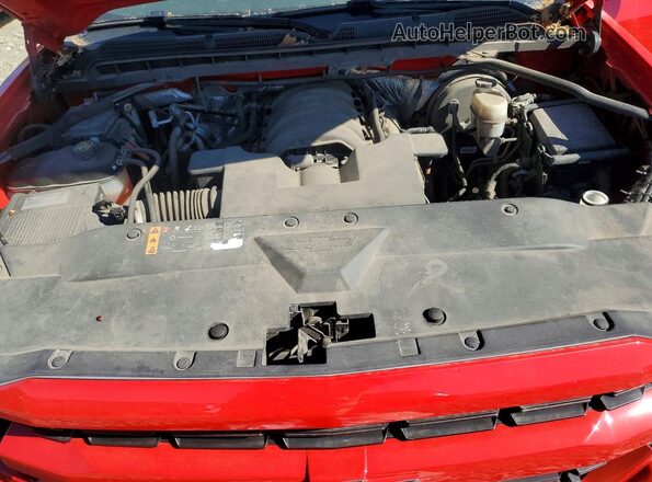 1GCVKPEC9JZ149161 2018 CHEVROLET SILVERADO Red Widok wnętrza z tyłu