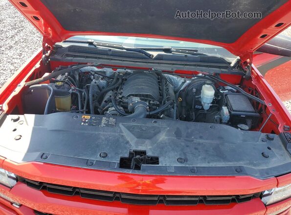 1GCVKPECXGZ379722 2016 CHEVROLET SILVERADO Red Rear interior view